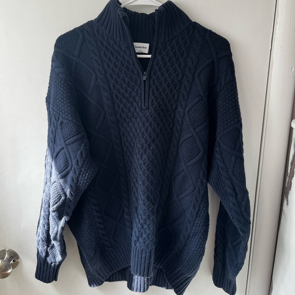 sunday best / aritzia quarter zip
